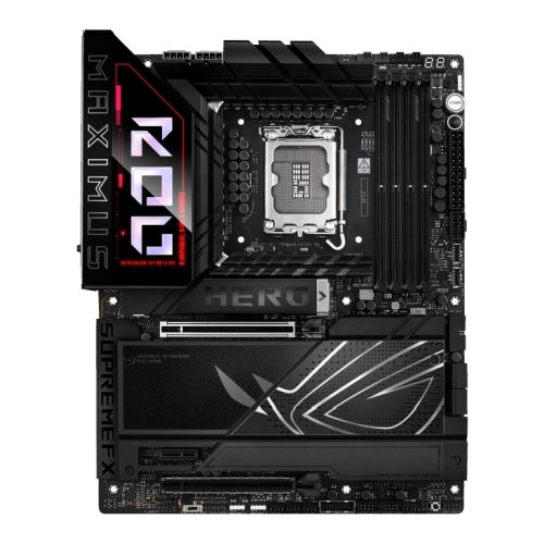 Asus ROG MAXIMUS Z890 HERO, Intel Z890, 1851, ATX, 4 DDR5, HDMI, 2 TB4, Wi-Fi 7, 5G & 2.5G LAN, PD 60W, RGB, 6x M.2 Asus ROG MAXIMUS Z890 HERO, Intel Z890, 1851, ATX, 4 DDR5, HDMI, 2 TB4, Wi-Fi 7, 5G & 2.5G LAN, PD 60W, RGB, 6x M.2